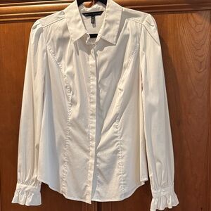 Elegant White Women's Blouse